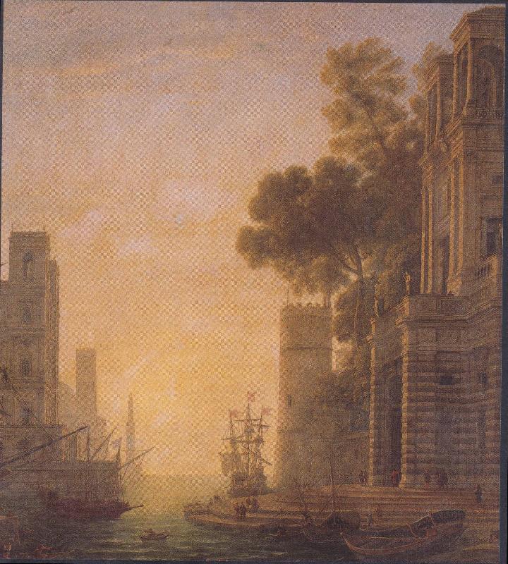 Claude Lorrain The Embarkation of St Paula in Ostia China oil painting art